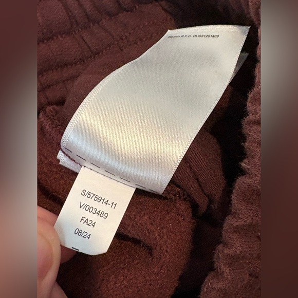 Athleta Women’s Easy Fleece Joggers Mid Rise Sweatpants Burgundy - Size XS - Picture 9 of 9